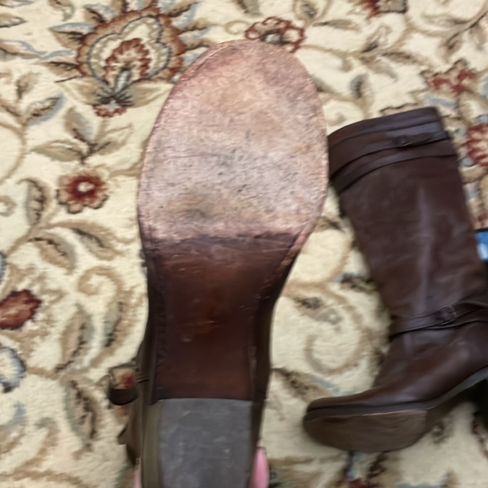 Frye ‘Jane Strappy’ dark brown boots Size 8 - Picture 4 of 7